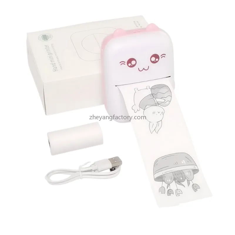 200dpi inkless bluetooth mini printer portable mini thermal printer