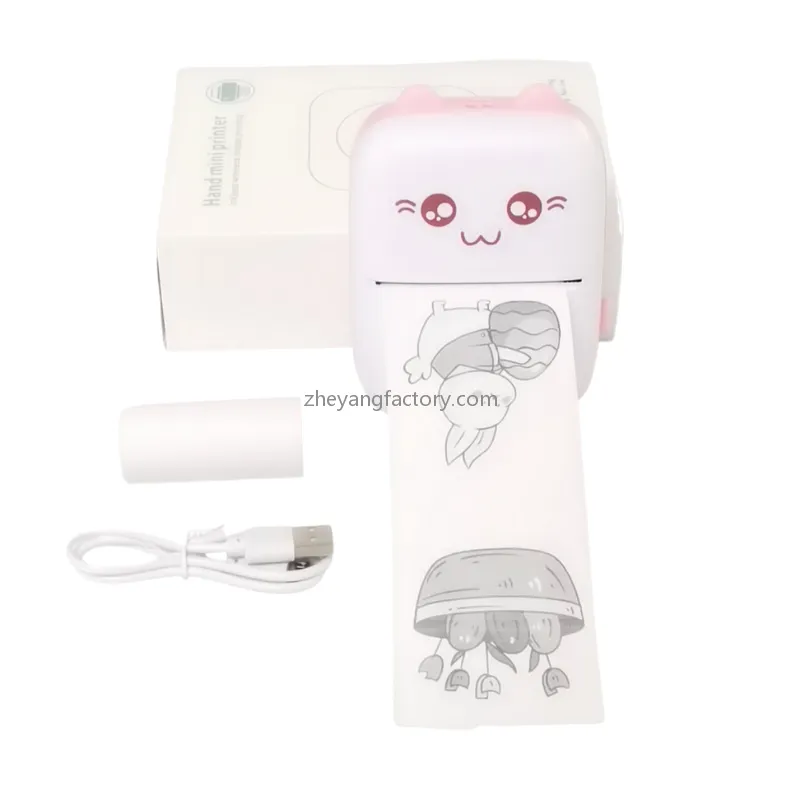 200dpi inkless bluetooth mini printer portable mini thermal printer