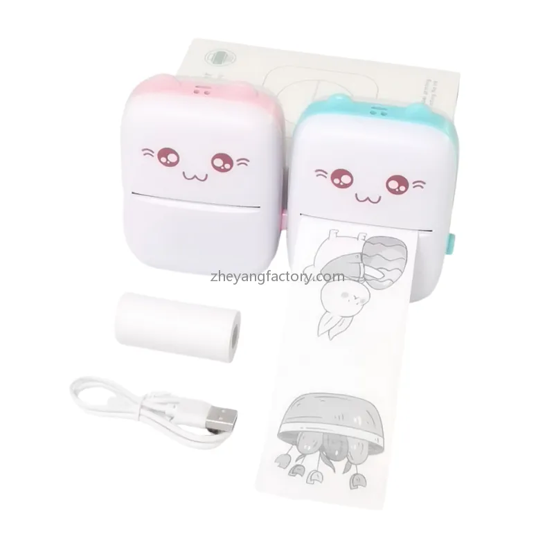 200dpi inkless bluetooth mini printer portable mini thermal printer