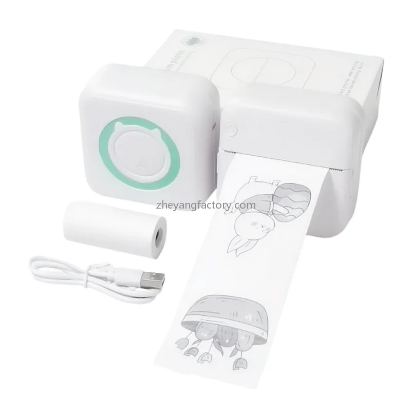 200dpi inkless bluetooth mini printer portable mini thermal printer