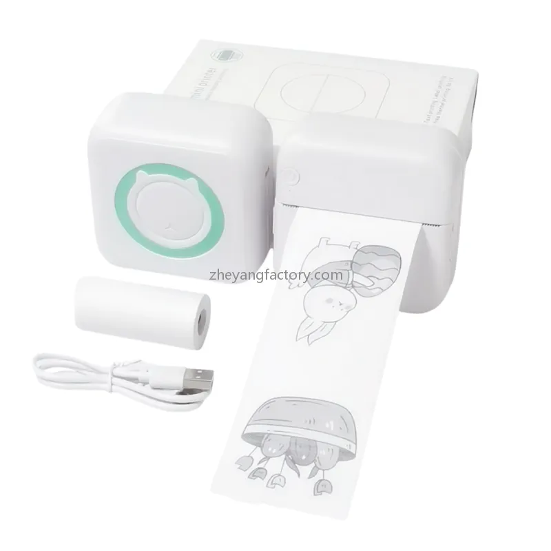 200dpi inkless bluetooth mini printer portable mini thermal printer