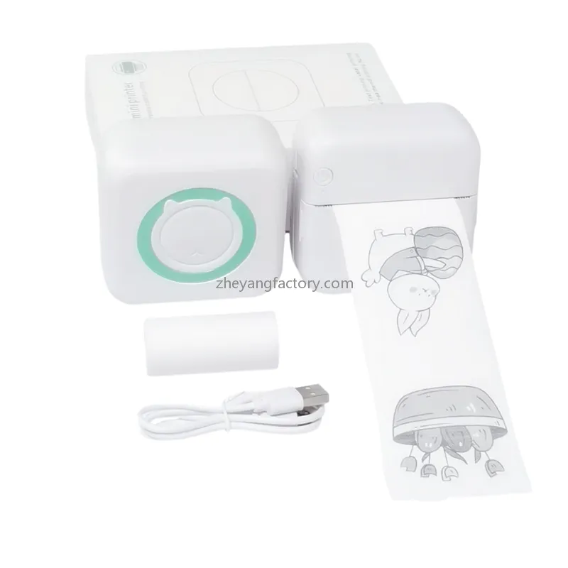 200dpi inkless bluetooth mini printer portable mini thermal printer