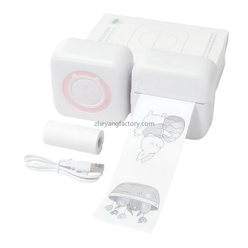 200dpi inkless bluetooth mini printer portable mini thermal printer