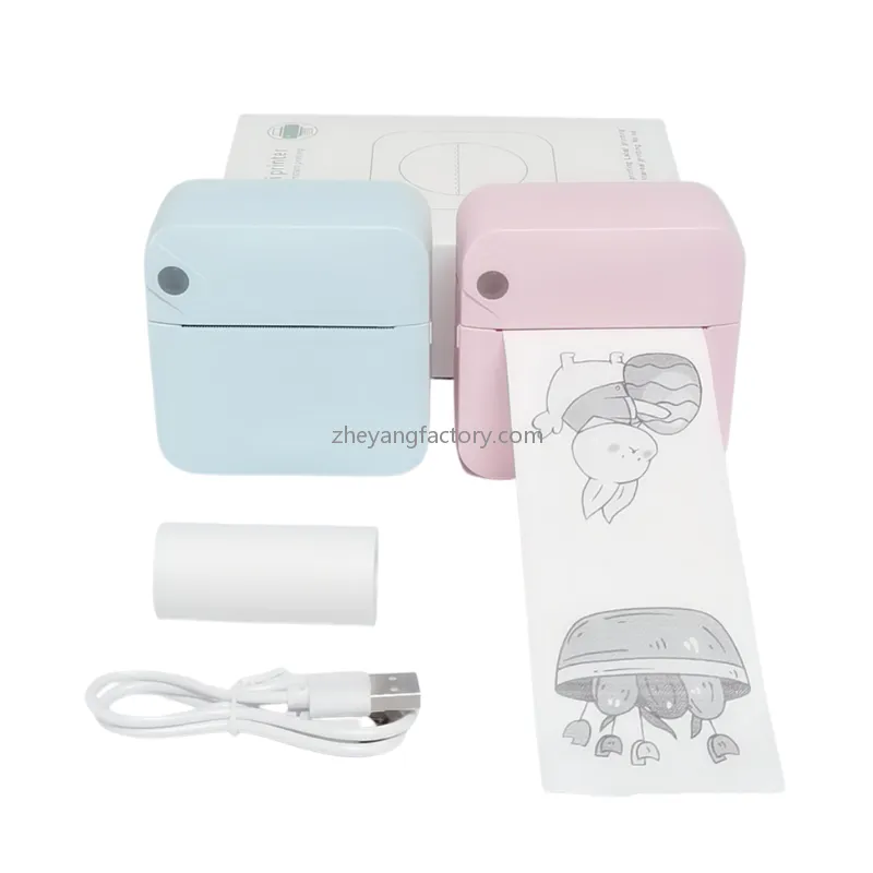 200dpi inkless bluetooth mini printer portable mini thermal printer