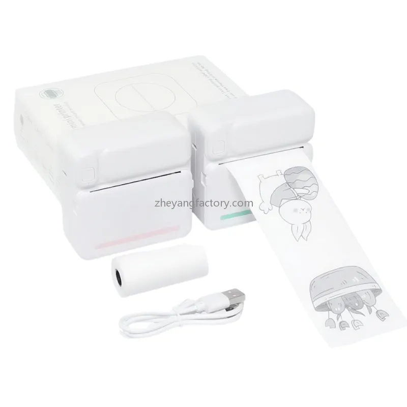 200dpi inkless bluetooth mini printer portable mini thermal printer