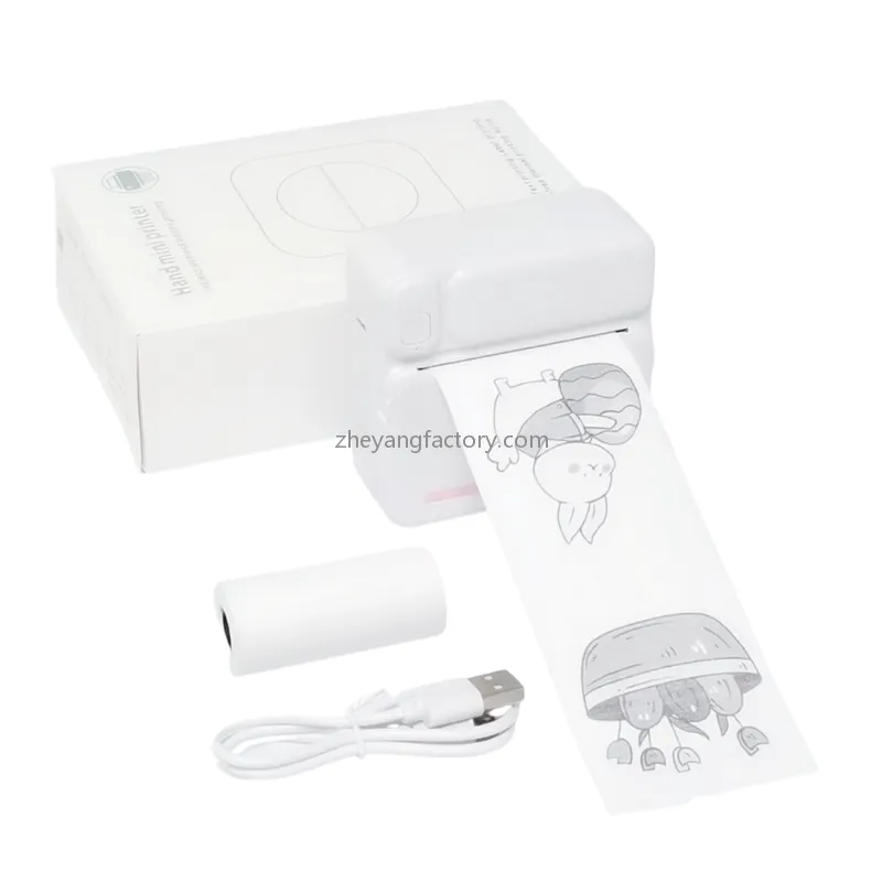 200dpi inkless bluetooth mini printer portable mini thermal printer