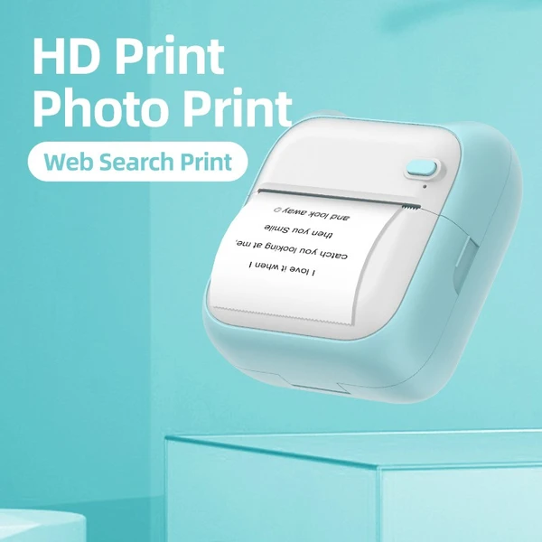 200dpi inkless bluetooth mini printer portable mini thermal printer