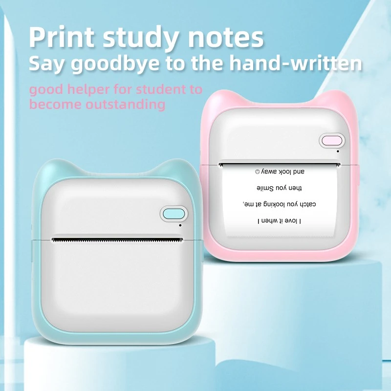 200dpi inkless bluetooth mini printer portable mini thermal printer