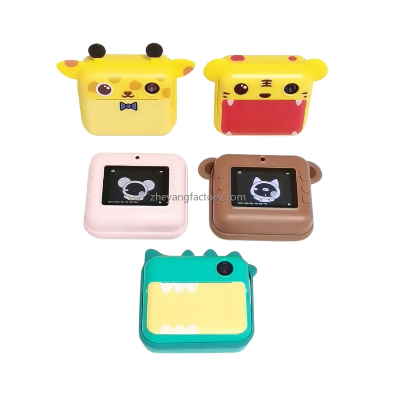 2.4 inch 1080P WiFi giraffe selfie video kids instant print camera