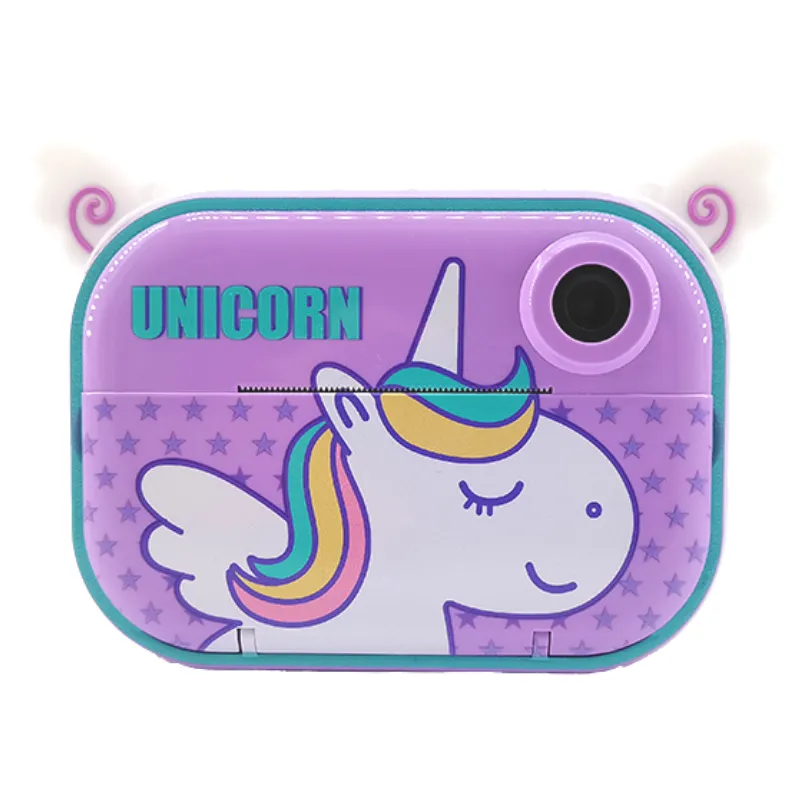 2.4 inch 1080P WiFi unicorn selfie video kids instant print camera