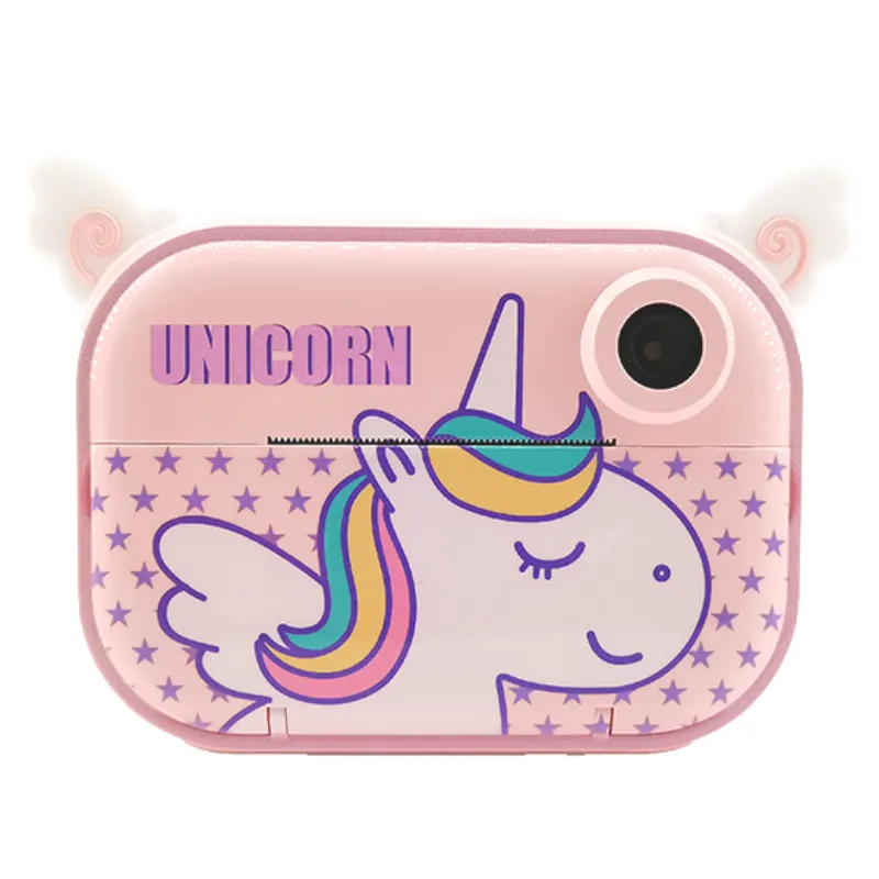 2.4 inch 1080P WiFi unicorn selfie video kids instant print camera