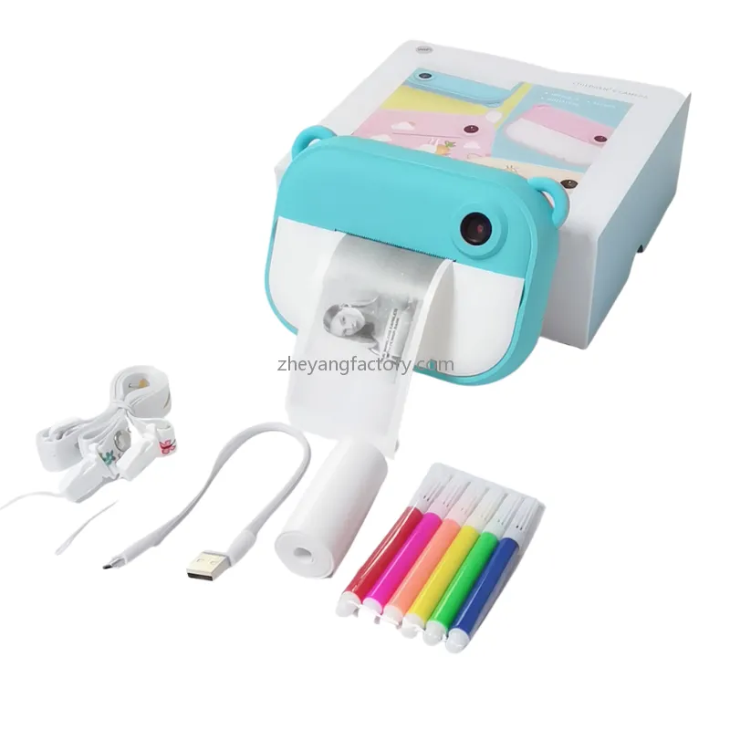 2.4 inch 1080P WiFi unicorn selfie video kids instant print camera