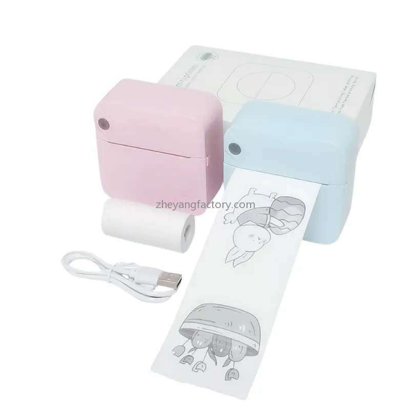200dpi inkless bluetooth mini printer portable mini thermal printer
