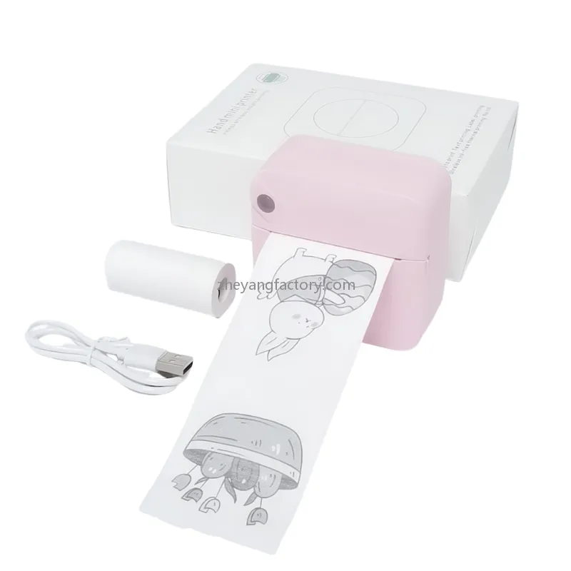 200dpi inkless bluetooth mini printer portable mini thermal printer