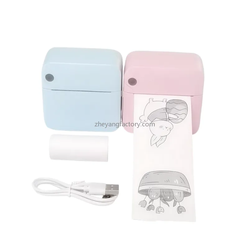 200dpi inkless bluetooth mini printer portable mini thermal printer