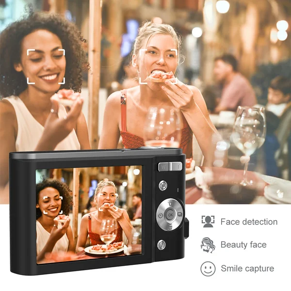 2.88 inch HD 4K 700mAh 44MP children student compact digital camera