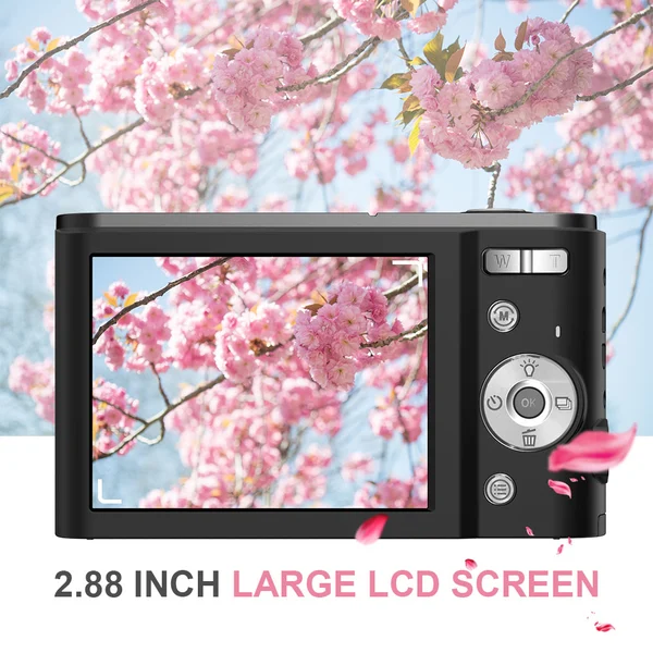 2.88 inch HD 4K 700mAh 44MP children student compact digital camera