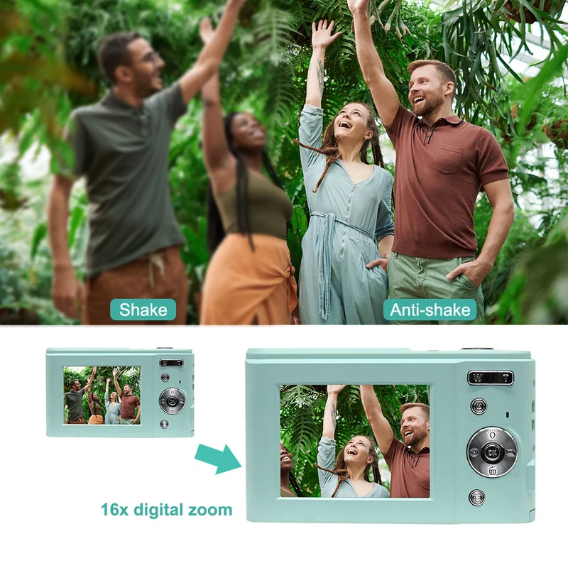 2.44inch FHD 1080P 700mAh 36MP children student compact digital camera