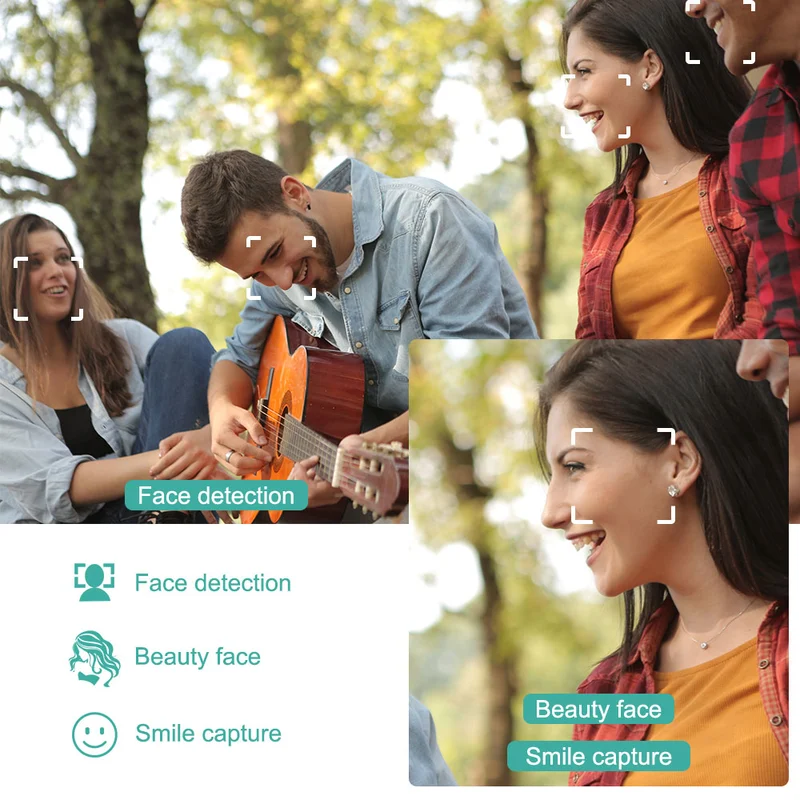 2.44inch FHD 1080P 700mAh 36MP children student compact digital camera