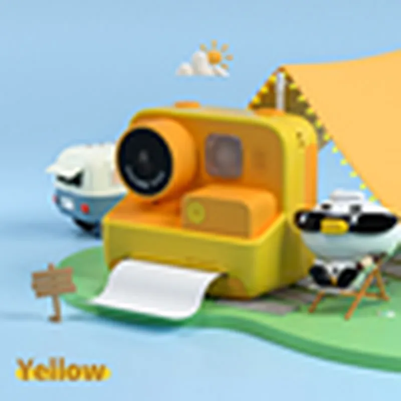 2.0 inch 48MP 1080P video recording kids instant print camera