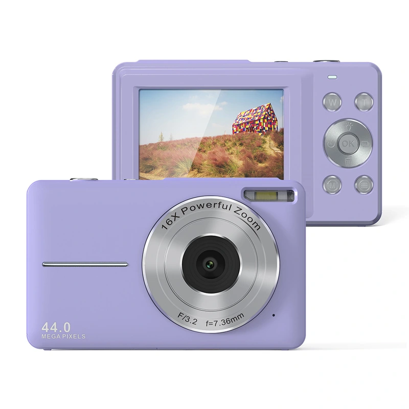 2.4 inch FHD 1080P 700mAh 44MP children student compact digital camera