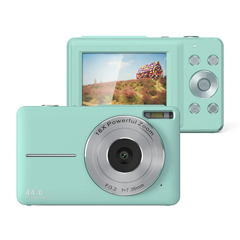 2.4 inch FHD 1080P 700mAh 44MP children student compact digital camera