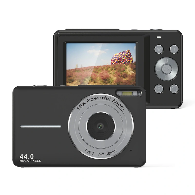 2.4 inch FHD 1080P 700mAh 44MP children student compact digital camera