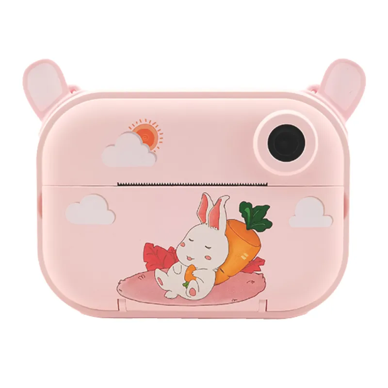 2.4 inch 1080P WiFi rabbit selfie video kids instant print camera