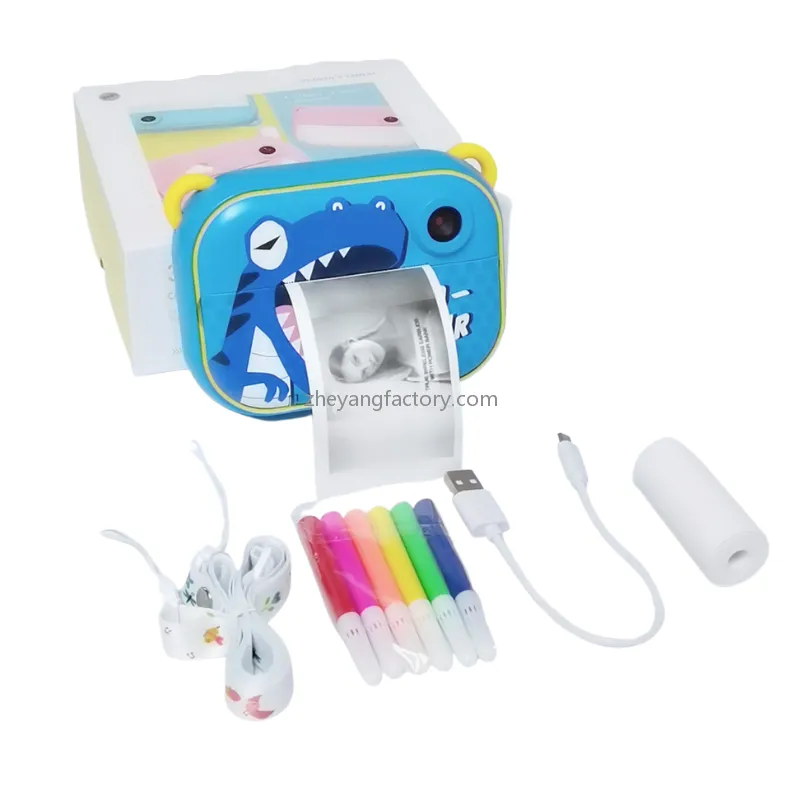 2.4 inch 1080P WiFi giraffe selfie video kids instant print camera