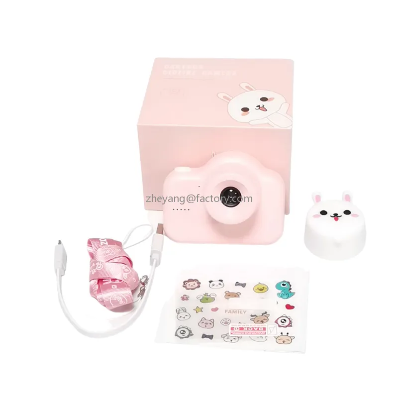 2.0 inch HD 1080P 600mAh 12MP rabbit selfie kids digital camera