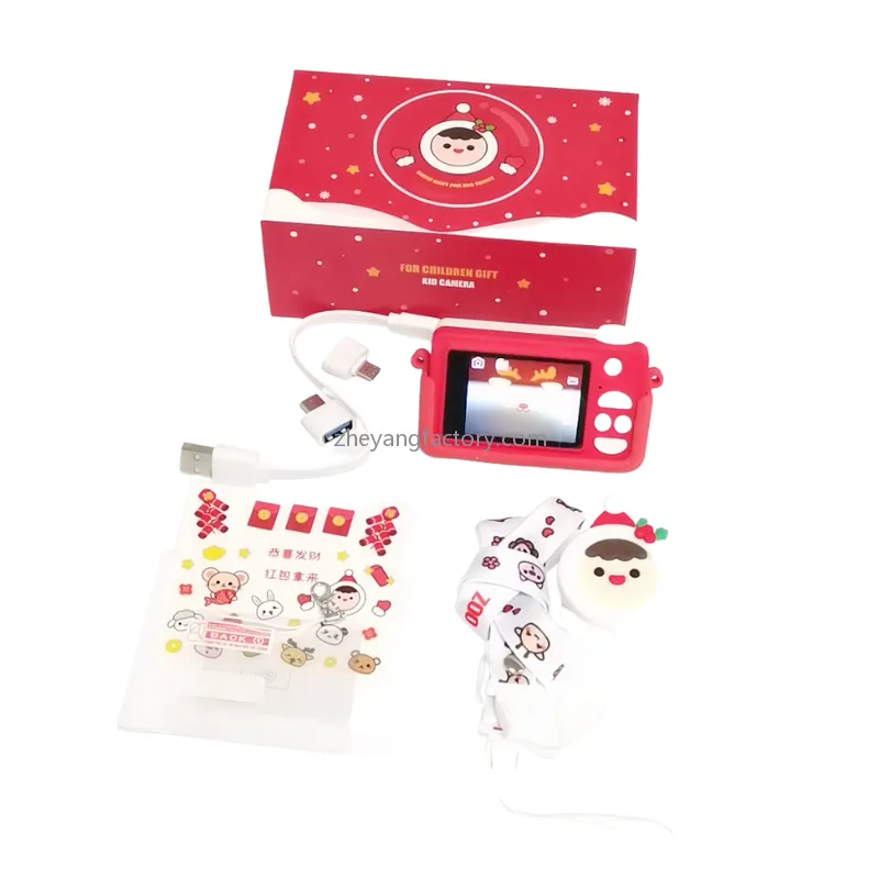 Christmas WiFi HD 1080P 750mAh 32MP selfie 2 inch IPS camera for kids