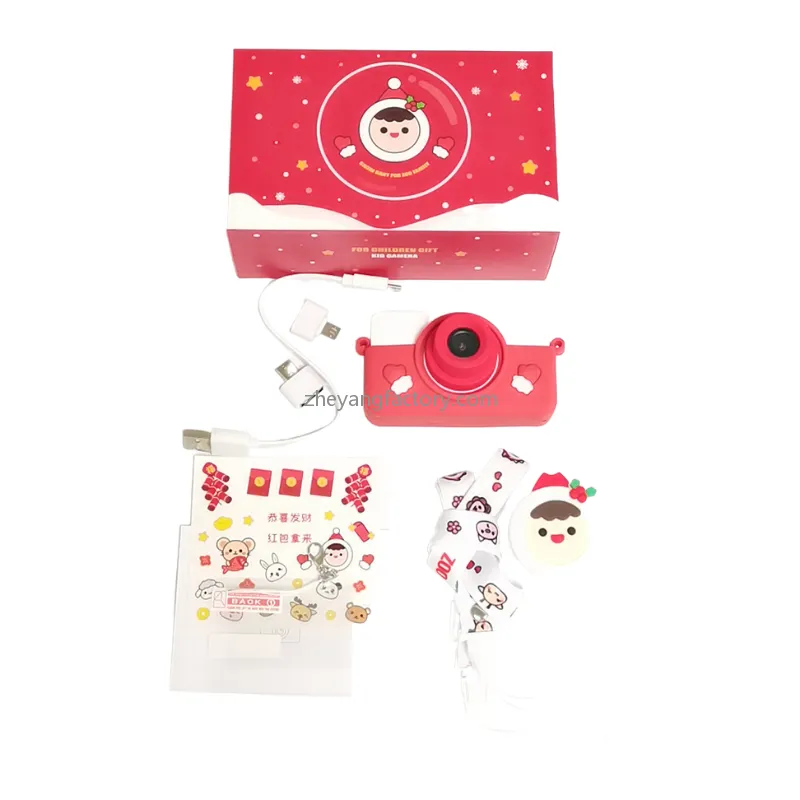 Christmas WiFi HD 1080P 750mAh 32MP selfie 2 inch IPS camera for kids