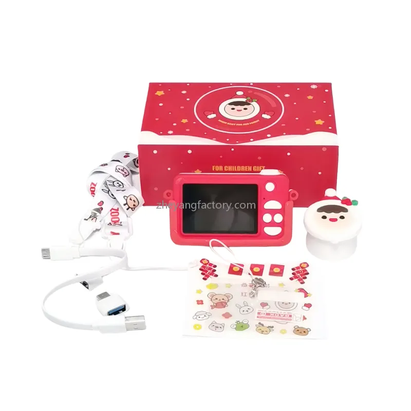 Christmas WiFi HD 1080P 750mAh 32MP selfie 2 inch IPS camera for kids
