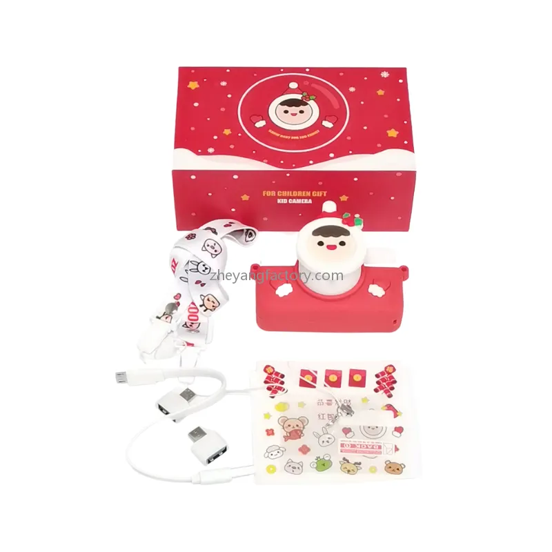 Christmas WiFi HD 1080P 750mAh 32MP selfie 2 inch IPS camera for kids