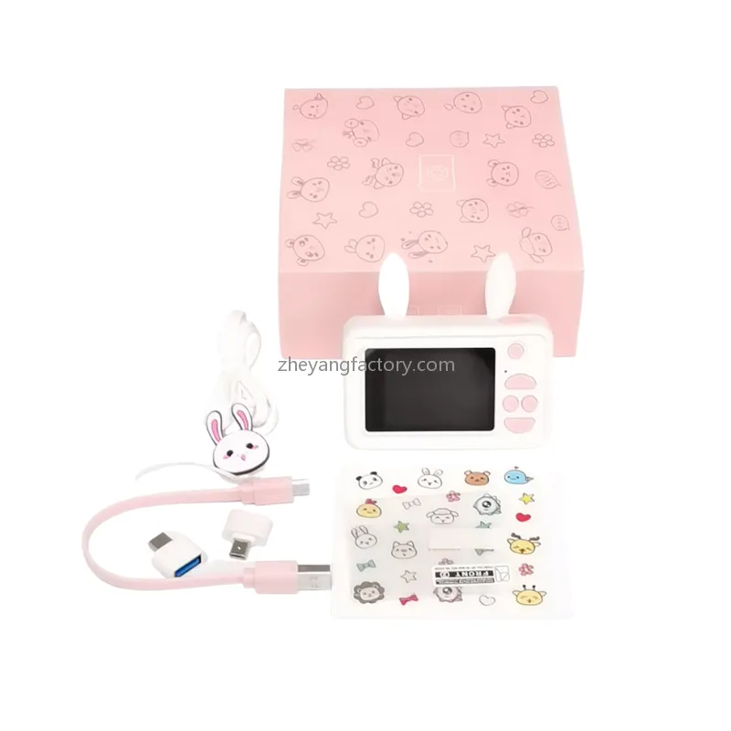 750mAh filter 24MP face priority selfie frog prince kids camera