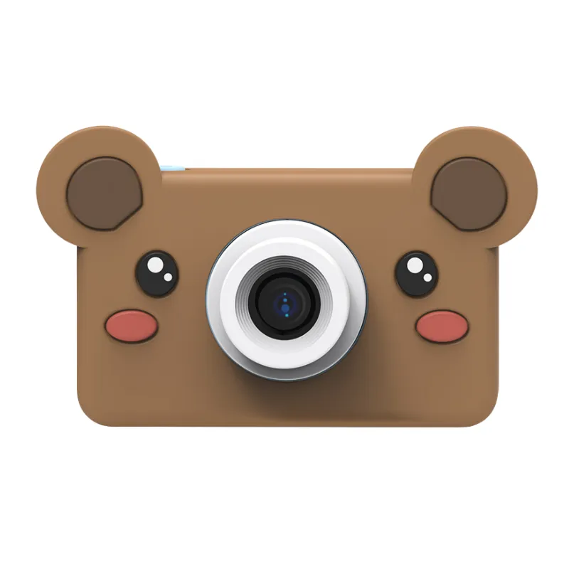 750mAh filter 24MP face priority selfie bear camera for kids