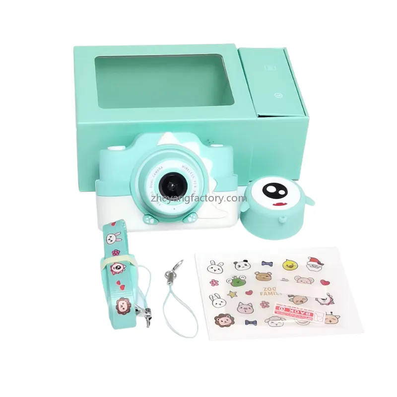 HD 1080P 750mAh 32MP selfie dual lens WiFi 2 inch kids video camera