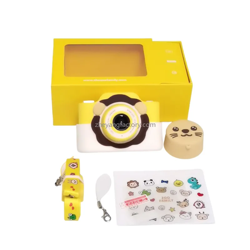 HD 1080P 750mAh 32MP selfie dual lens WiFi 2 inch kids video camera