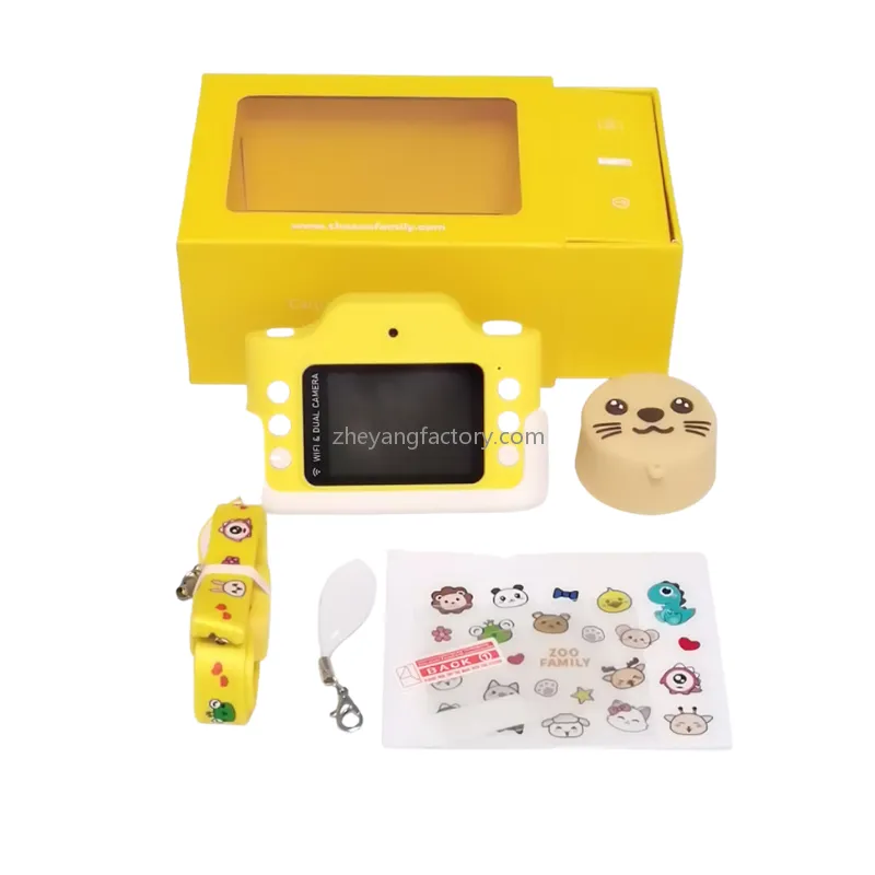 HD 1080P 750mAh 32MP selfie dual lens WiFi 2 inch kids video camera