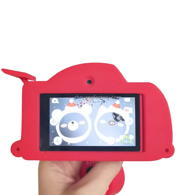 3 inch touch race car WiFi filter selfie kids camera touch screen