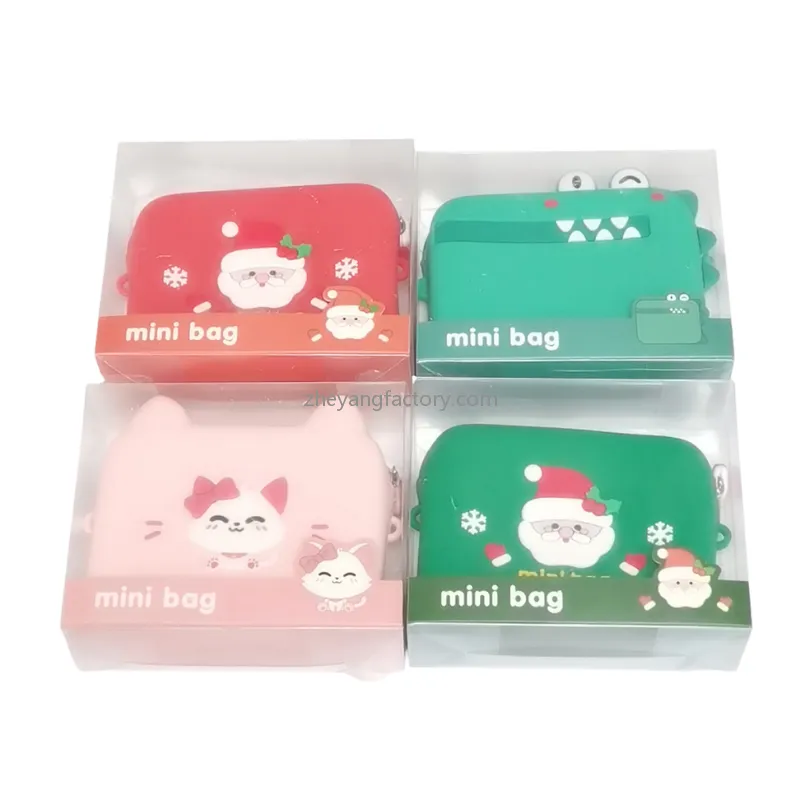 Green waterproof dustproof silicone Christmas kids camera bag