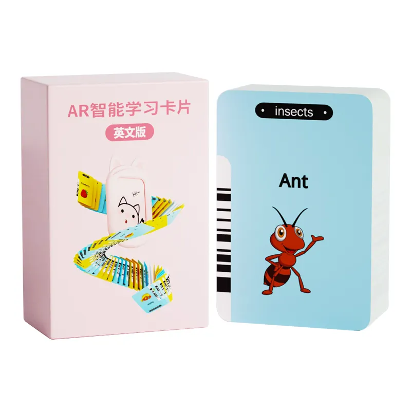 194 pcs bilingual educational flash cards cognitive cards