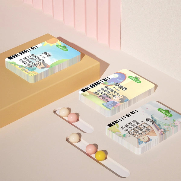 194 pcs bilingual educational flash cards cognitive cards