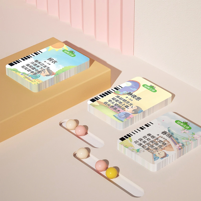 194 pcs bilingual educational flash cards cognitive cards