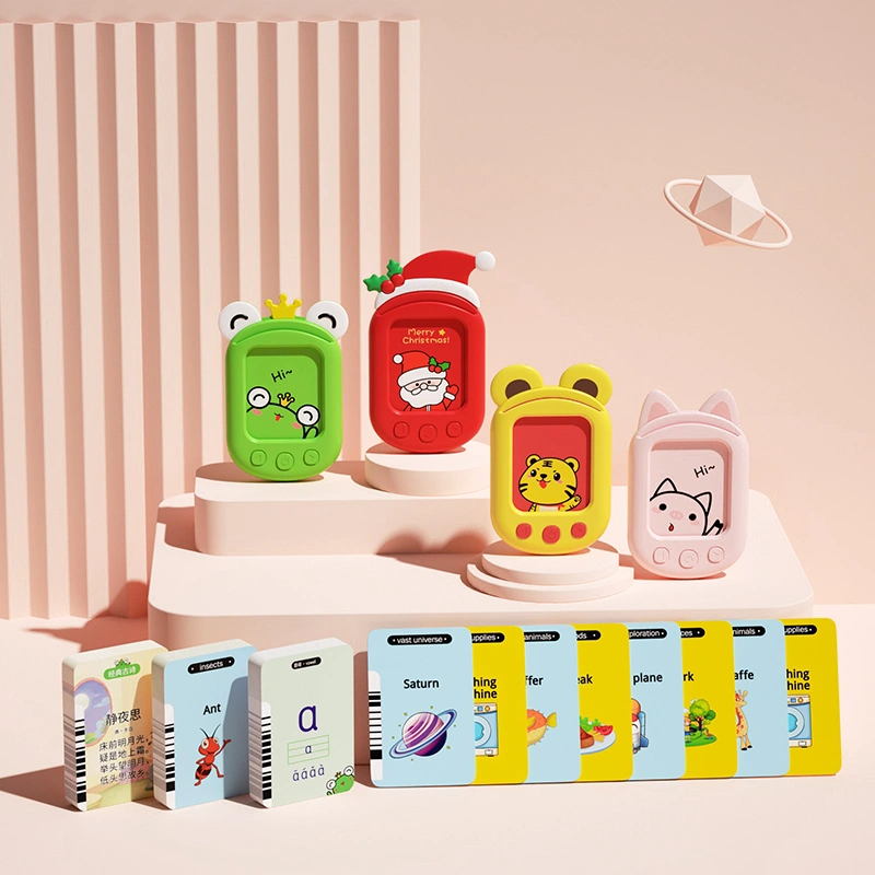 194 pcs bilingual educational flash cards cognitive cards