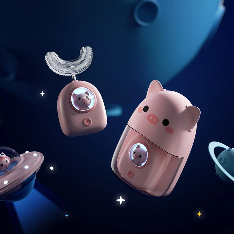 IPX68 U shaped electric toothbrush kids