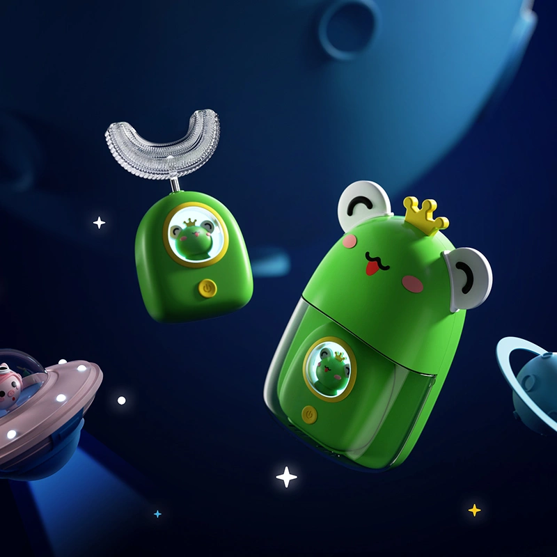 IPX68 U shaped electric toothbrush kids