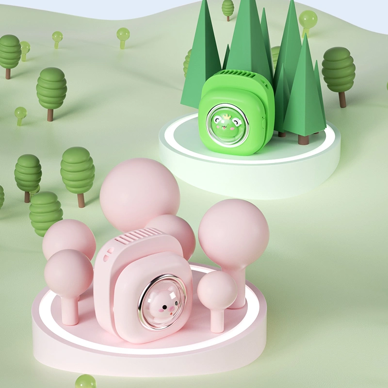 85g Mini portable hanging neck design fans