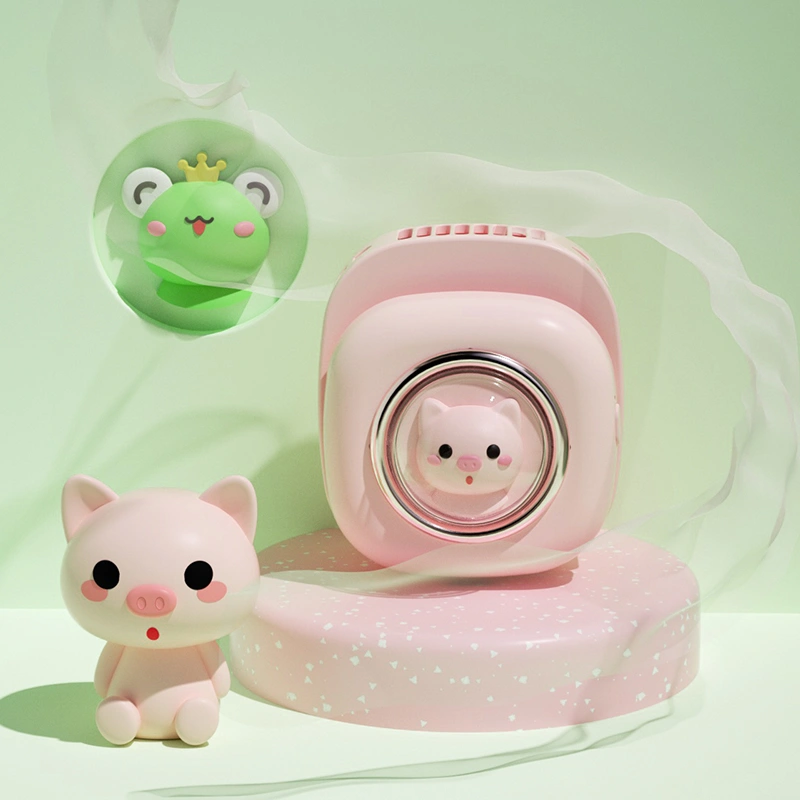 85g Mini portable hanging neck design fans