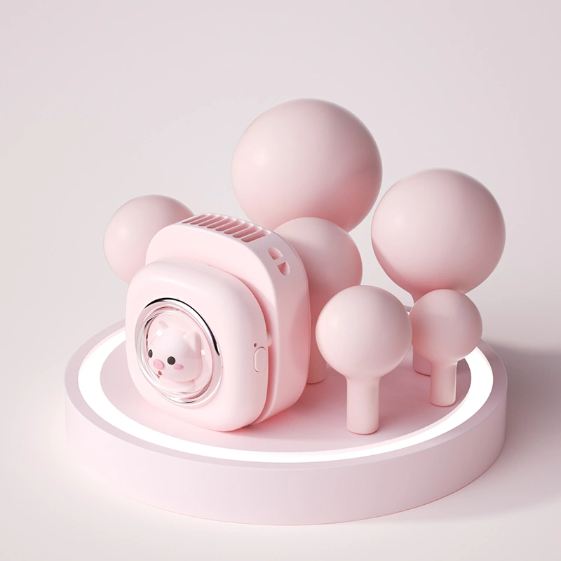 85g Mini portable hanging neck design fans